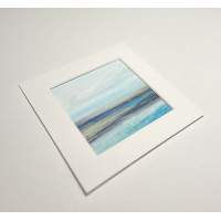 Small framed original Scottish abstract seascape from the Journey Series - no 20