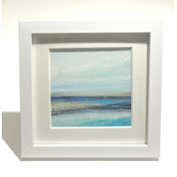 Small framed original Scottish abstract seascape from the Journey Series - no 20