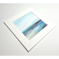 Small framed original Scottish abstract seascape from the Journey Series - no 2