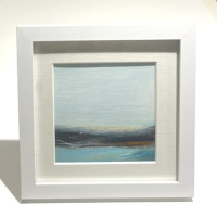 Small framed original Scottish North Coast abstract from the Journey Series - no 6