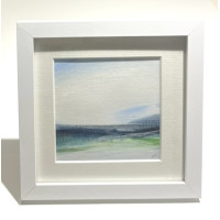 Small framed original Scottish abstract landscape from the Journey Series - no 9